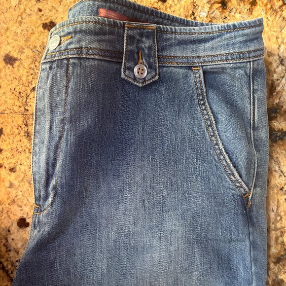 Pilcro Mid-Rise Column Jeans (by Anthropologie) Size 31 EUC - Picture 1 of 16